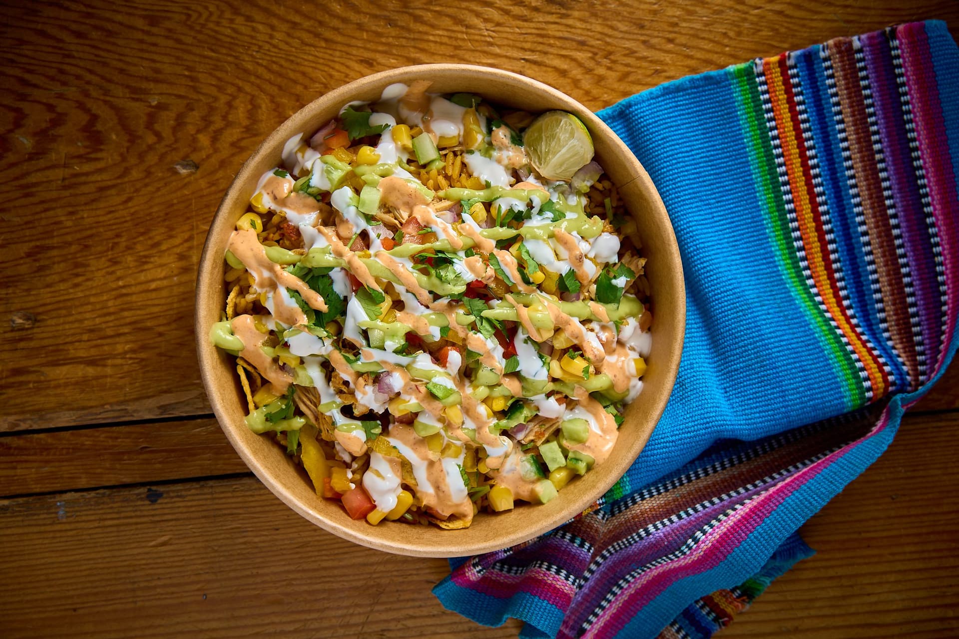 Taco bowls Los TNT Tacos, Saint-Hubert
